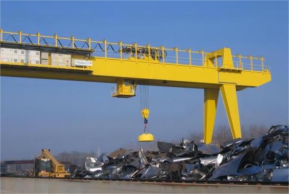 Scrap Yard Electromagnetic Gantry Crane