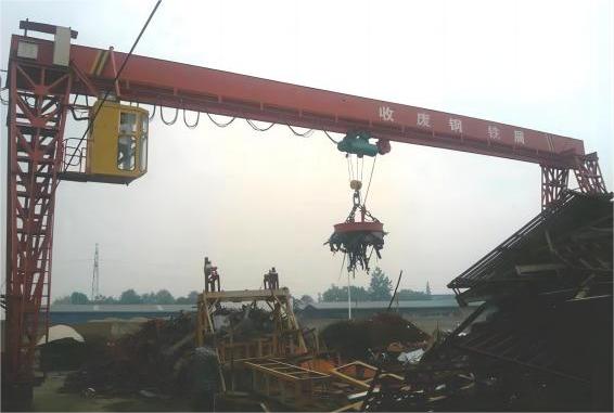 Scrap Yard Electromagnetic Gantry Crane