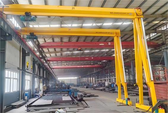 Single Girder Semi Gantry Crane