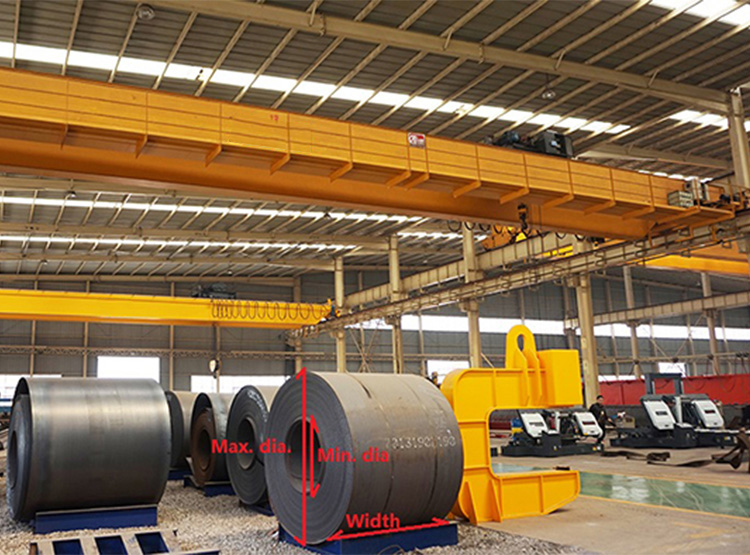 Steel coil crane